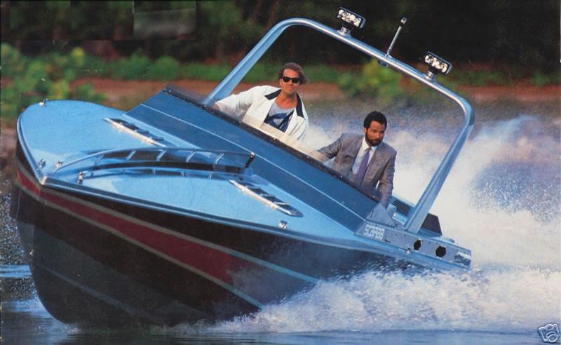 Miami Vice Scarab Boat