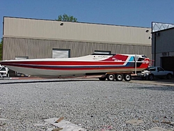 46' Cougar Restoration by Adrenaline Power Boats-46redcougar1.jpg