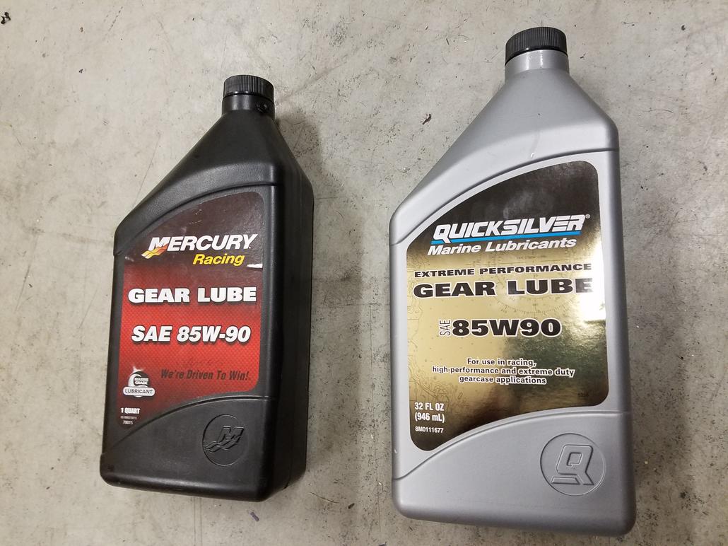 Are these Merc Gear Lubes the same? 