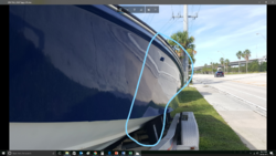 Possible to Identify Bulkhead/stringer Damage from Vertical Paint &quot;Wrinkle&quot;?-issue-hull-paint.png