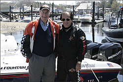 President Bush Stands Beside Innovation Marine-reggie-bush.jpg