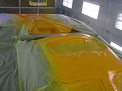 Boat is in the paint booth-canopy-yellow.jpg