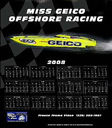 Christmas 2008  Calendar  Every Race Team  By Freeze Frame-geico21.jpg