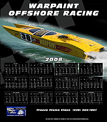 Christmas 2008  Calendar  Every Race Team  By Freeze Frame-warpaint1.jpg