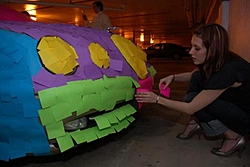 Sure we wasted 5. on post-it-notes, but It was worth it-car2.jpg