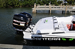 New Pantera 28' w/twin Mercury 300 XS pics.-mercs-bracket.jpg