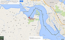 PPP on the James River Saturday July 18th 2015-denbigh-docks-ppp-23.26miles.jpg