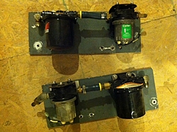 2 electric fuel pumps with filter assemblies -photo.jpg