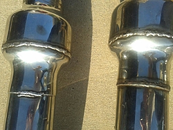 Four Gil wet risers with weled on mufflers for trs-20140520_184017.jpg